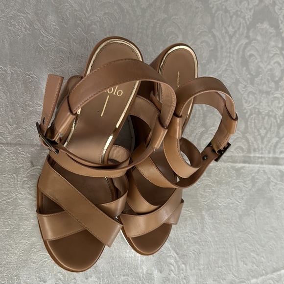 Lines Paolo Women Wedge Heels Size 9.5 M - Picture 5 of 17